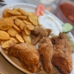 Broasted Halv Kylling